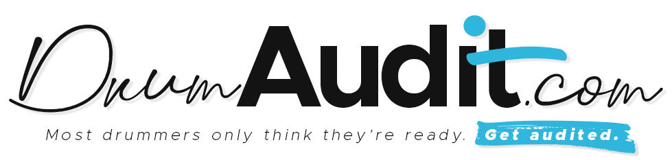 Drum Audit Logo Drum assessments through DrumAudit for students who want a drumming evaluation outside of competitions.